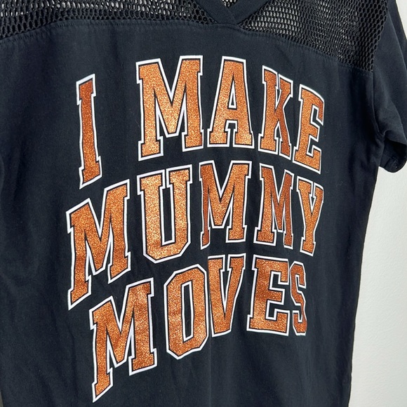 Victoria's Secret PINK I Make Mummy Moves Halloween Jersey Top size XS - Picture 3 of 10